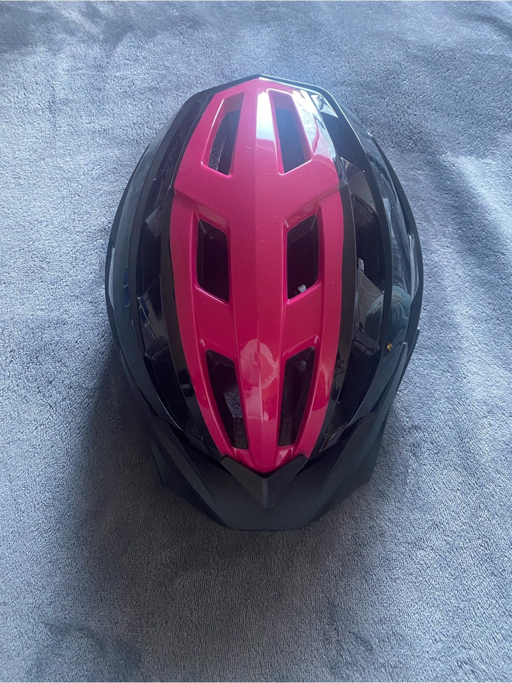 Women's Pink and Black Ventilated Bike Helmet